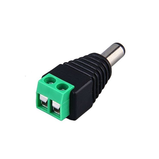 thumbnail image 2 of Evertech 20-Pack DC Male Power Jack Connectors – 5.5x2.1mm, 10" Pigtail, For CCTV Security Cameras, EV-DJ01SCRW 2 of 6