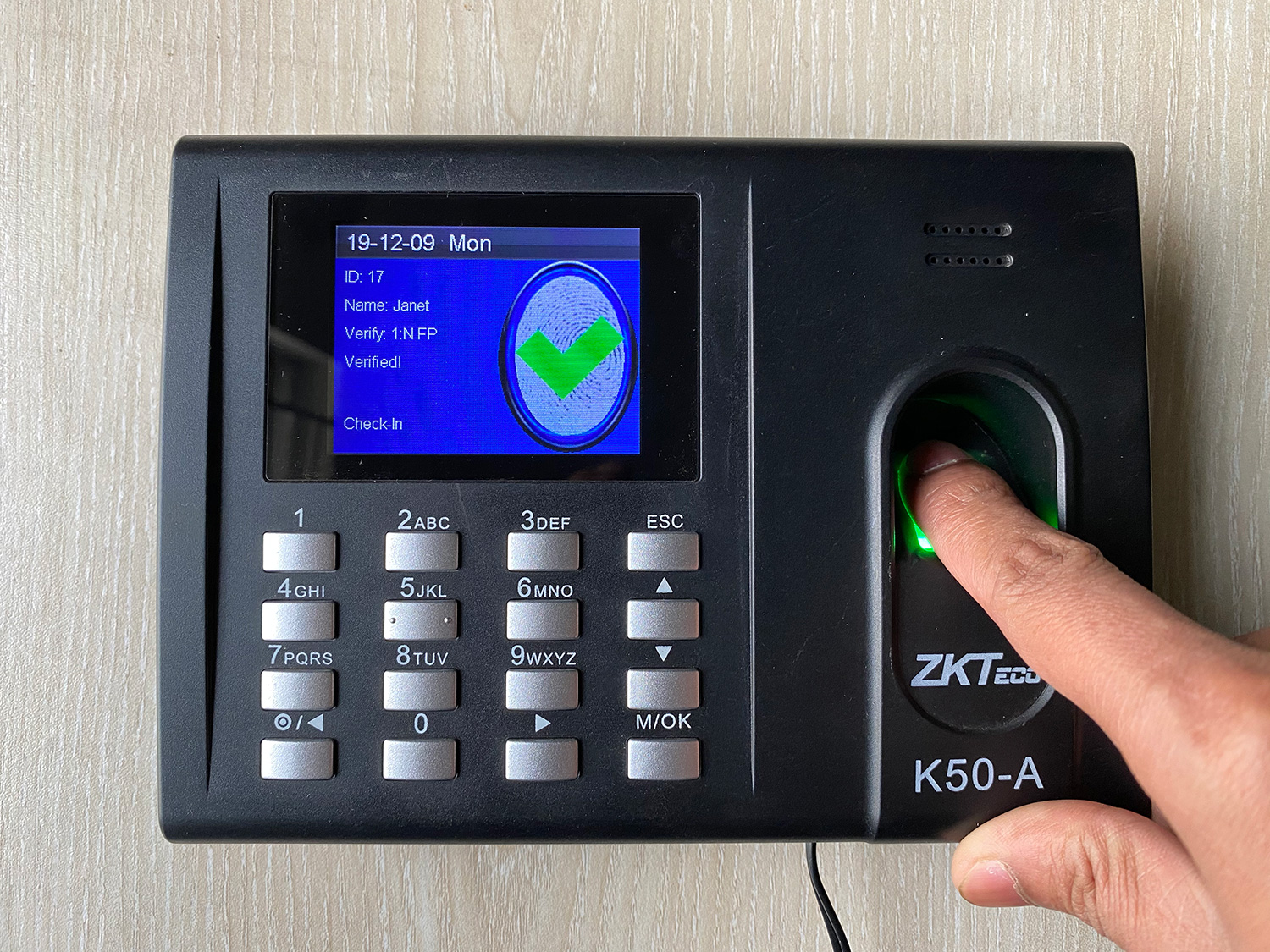 time and attendance biometric-device