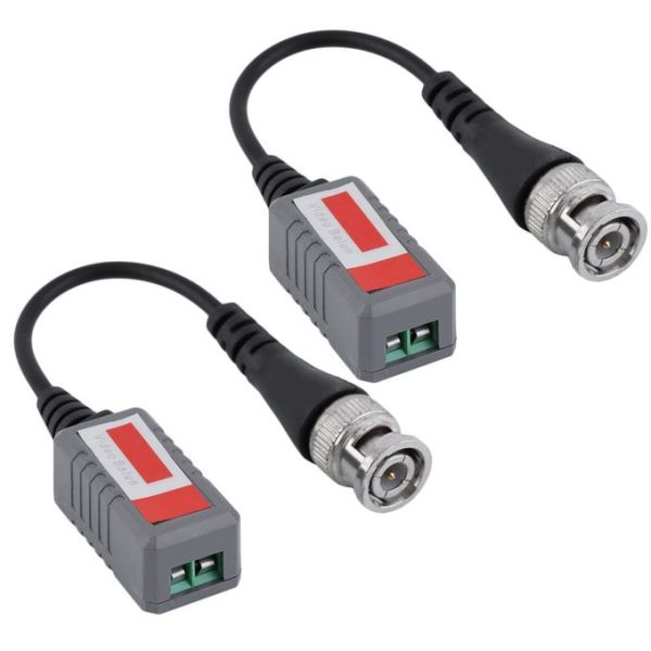 video balun connectors for CCTV