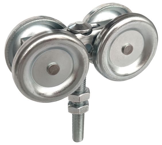 Sliding gate pulley wheels