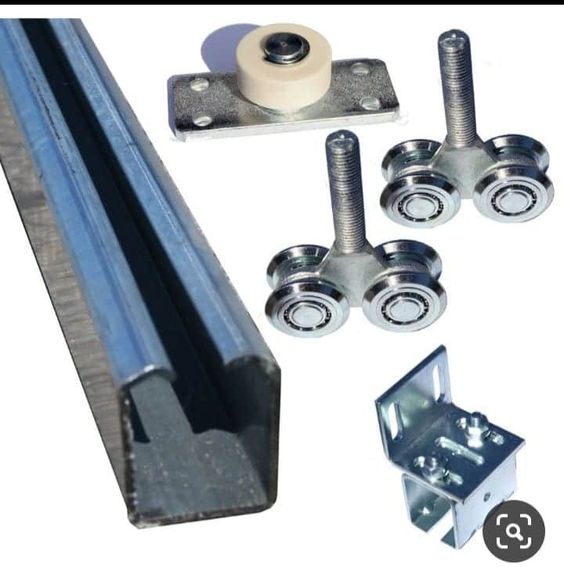 Sliding gate pulley wheels