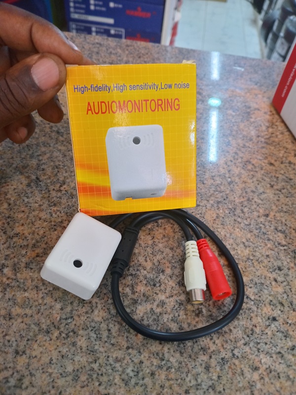 CCTV camera microphone audio sound monitor