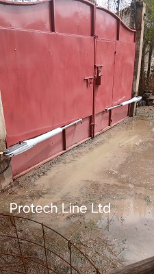 Automatic sliding gate installation at a residential home in Runda, Nairobi,