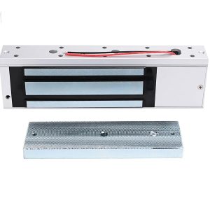 electromagnetic door lock and armture for standard security doors