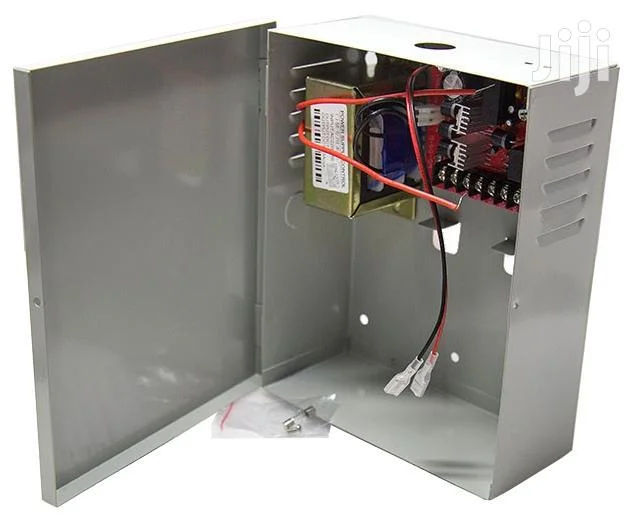 3 amp 12v dc access control power supply UL 294 listed with battery backup in steel cabinet