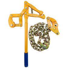 Heavy duty 2 ton galvanized chain wire strainer tool