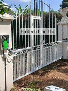 Automatic swing gate installation in Karen ,Nairobi by Protech Line Ltd