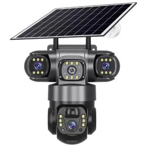 Solar powered CCTV camera